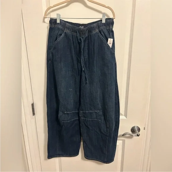 NWT! GAP Dark Indigo Mid Rise Easy Horseshoe Jeans - Size XL 🩷 #607775 - Picture 9 of 10